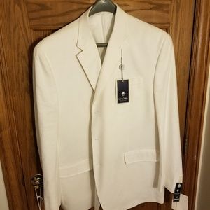 White Linen Suit Jacket